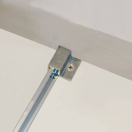 56-60 "wide x 75" high frameless double sliding shower door, 304 stainless steel chrome plated, 8mm thick SGCC tempered transpar - V.I.P Digital Presence