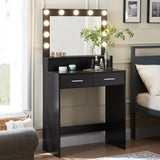 Makeup Vanity Desk with Mirror & Light - V.I.P Digital Presence