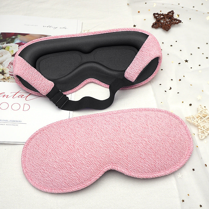 3D blackout eye mask integrated 3D nasal wing breathable elastic band adjustment - V.I.P Digital Presence