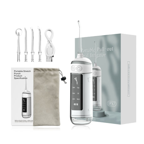 6-Speed Tooth Flusher Electric Portable Tooth Cleaning Device Household Water Flosser To Remove Calculus Pulse Tooth Cleaning Device - V.I.P Digital Presence