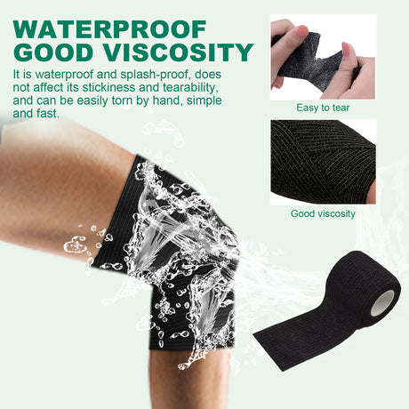 Elastic Self-Adhesive Sports Bandage, Waterproof Elastic Protective Bandage For Wrist, Elbow And Knee Soreness - V.I.P Digital Presence