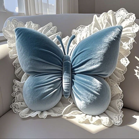 Butterfly Princess Pillow - Office, Living Room, Bedroom (with Bow). Sofa/Car Cushion, New Home Decor - V.I.P Digital Presence
