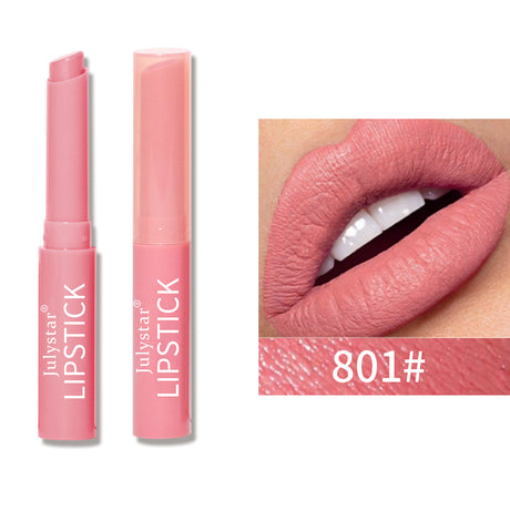 Durable Waterproof Non Stick Cup Genuine Six Color Lipstick Matte Velvet Foggy Lipstick - V.I.P Digital Presence