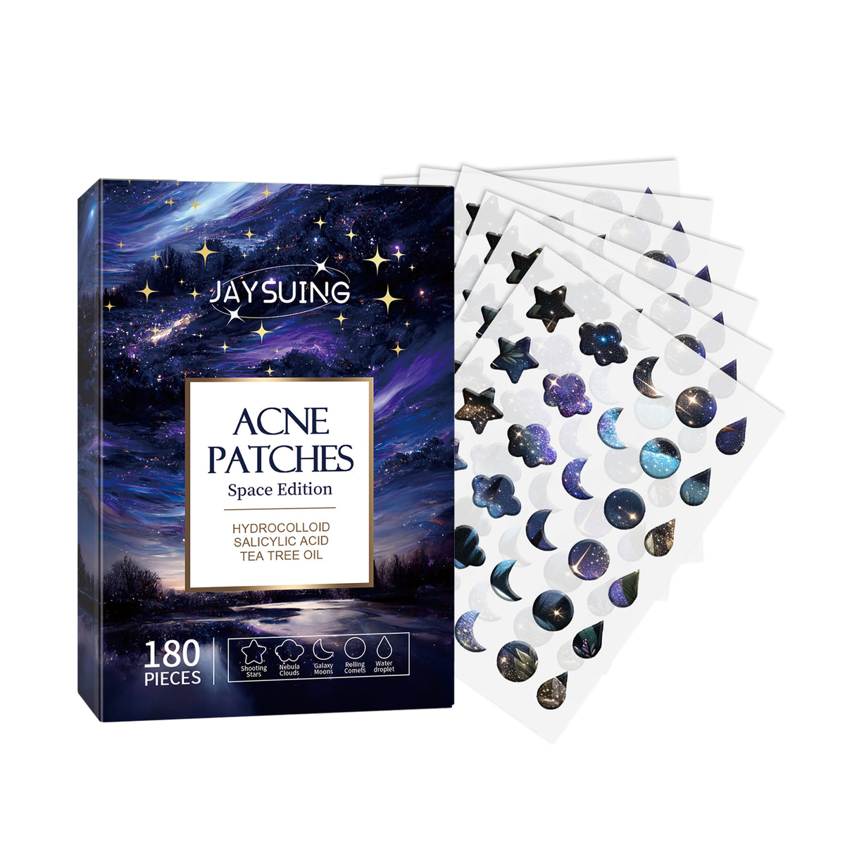 Acne Patch, Fade Closed Mouth Acne, Clear Acne, Waterproof Breathable Repair Acne Muscle Pattern Acne Patch