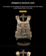 WoSporT can accommodate three 5.56 (or two 7.62) inner pockets with built-in function cover camouflage front panel - V.I.P Digital Presence