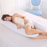 Almohada de embarazo, ropa de cama, almohada de cuerpo entero para embarazadas, cómoda almohada en forma de U, almohadas largas de apoyo para dormir de lado