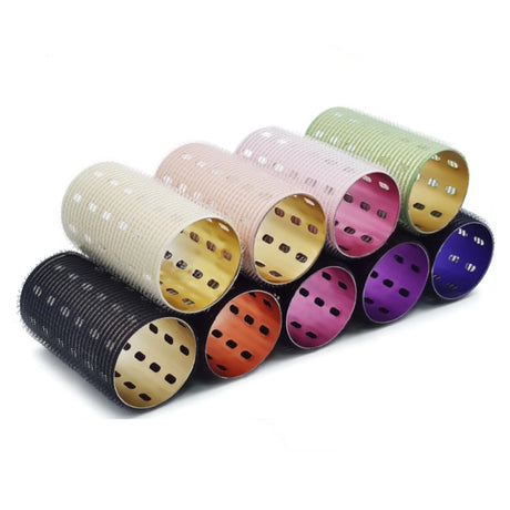 Extra-Long Aluminum Core Curling Barrels, 5x9cm Colorful Aluminum Heat-Conducting Curlers for Fluffy Bangs with USB Self-Adhesiv - V.I.P Digital Presence