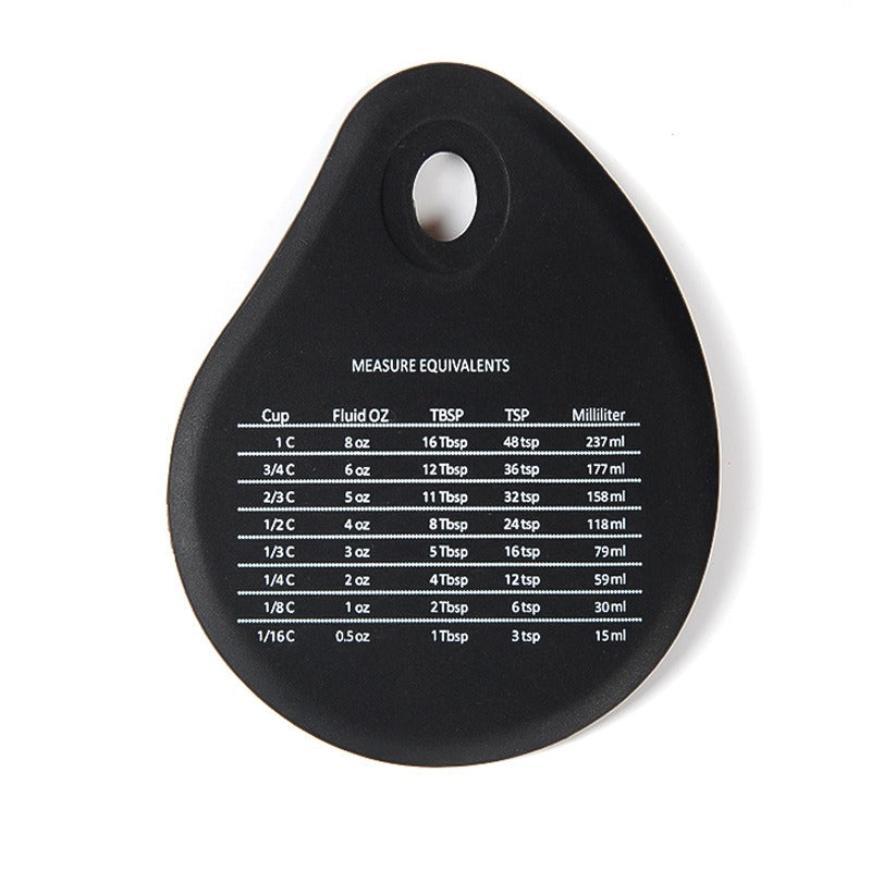 Silicone integrated scraper with baking comparison table handheld cake scraper baking tool - V.I.P Digital Presence