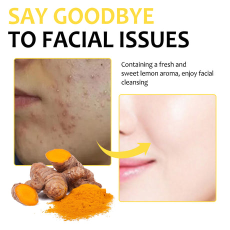 Turmeric Cleansing Pad Deeply Cleanses Skin, Removes Dirt, Controls Oil And Softens Exfoliated And Tender Ski - V.I.P Digital Presence