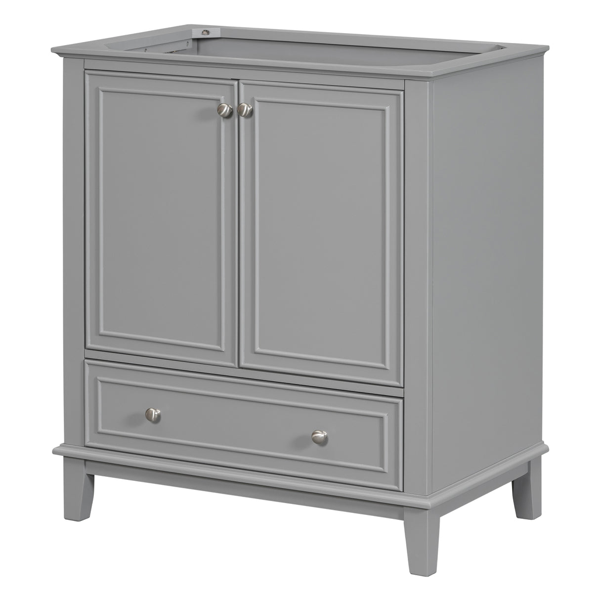 30 inch bathroom vanity no sink  base only gray - V.I.P Digital Presence