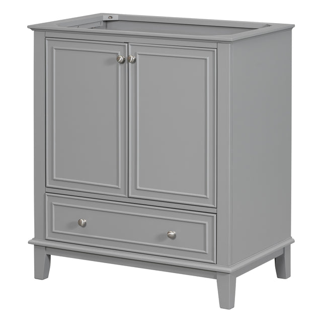 30 inch bathroom vanity no sink  base only gray - V.I.P Digital Presence