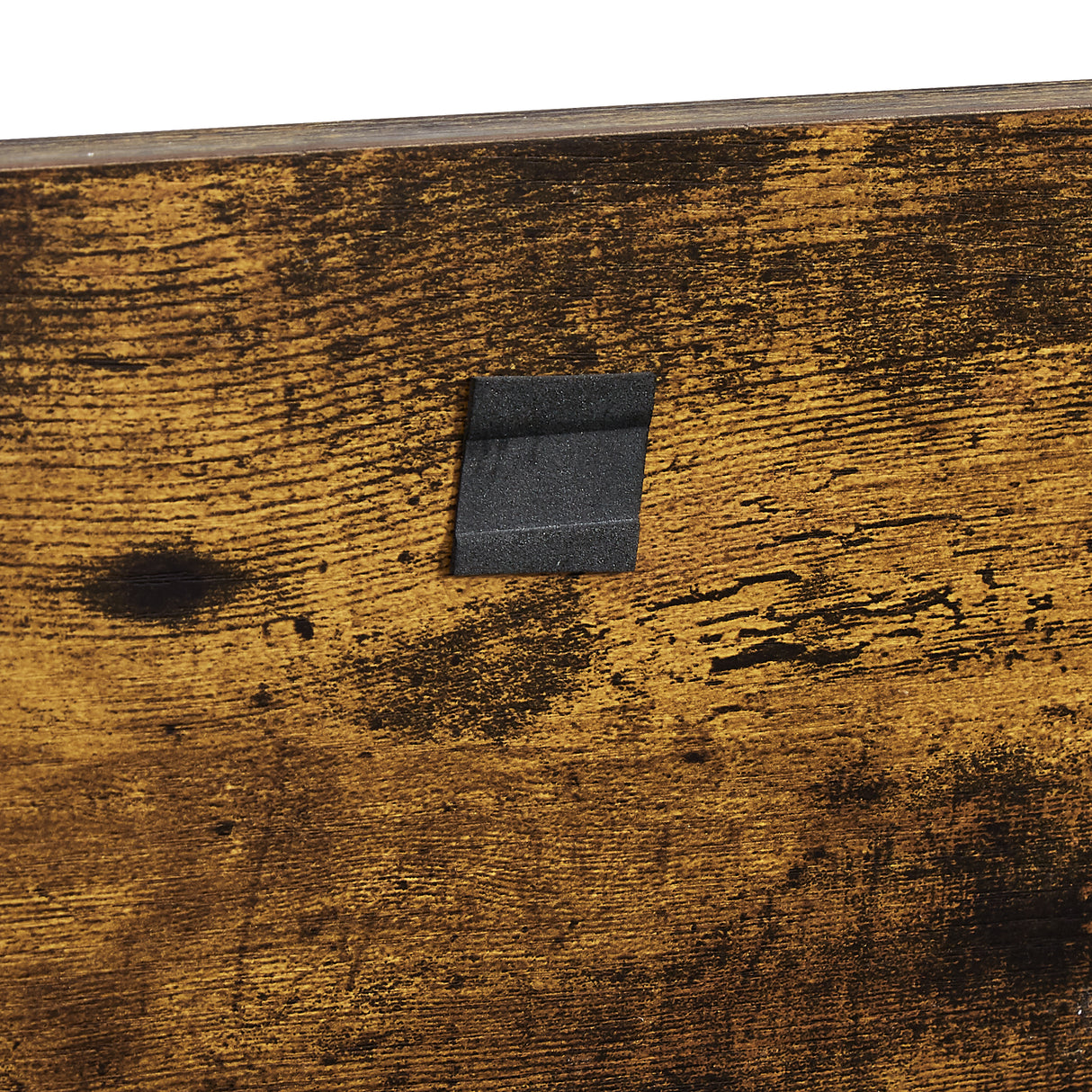 Furniture Style Dog Crate Side Table on Wheels with Double Doors and Lift Top. Rustic Brown, 43.7'' W x 30'' D x 31.1'' H. - V.I.P Digital Presence