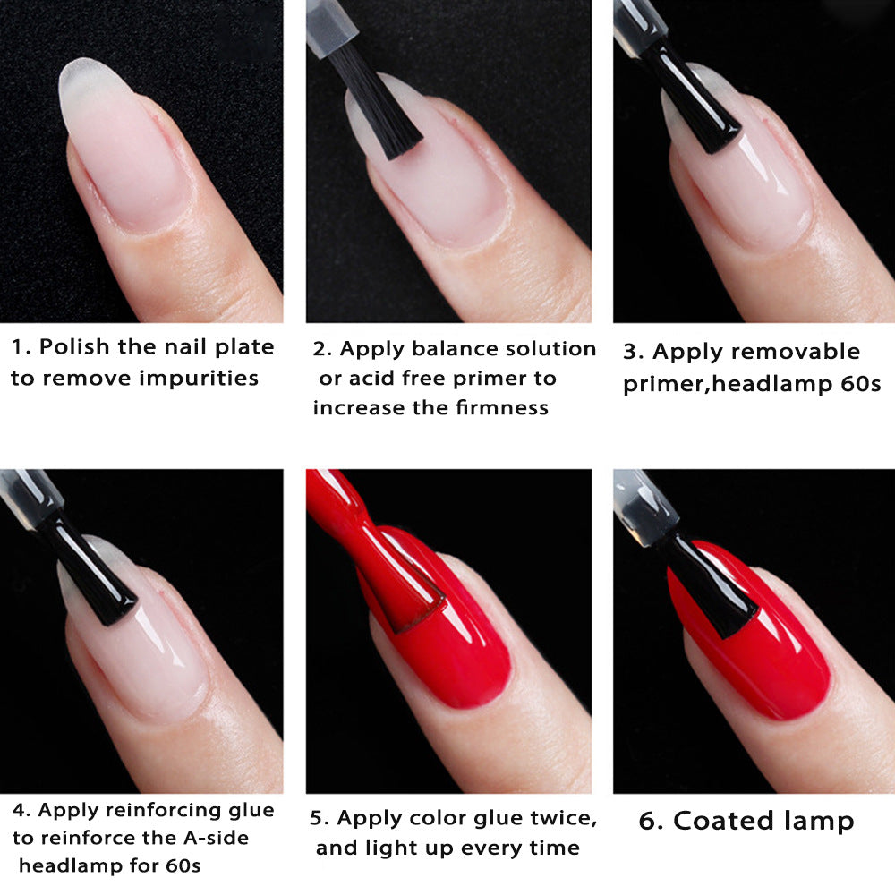 Nail Art Removable Bottom Glue Nail Polish Glue Functional Base Glue Nail Reinforcement Glue Unloading Glue - V.I.P Digital Presence
