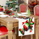 Christmas candy printed table flag new Christmas table decoration tablecloth mat holiday party tablecloth - V.I.P Digital Presence