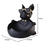 Cute French Bulldog Resin Figurine, Perfect for Table Decoration - V.I.P Digital Presence