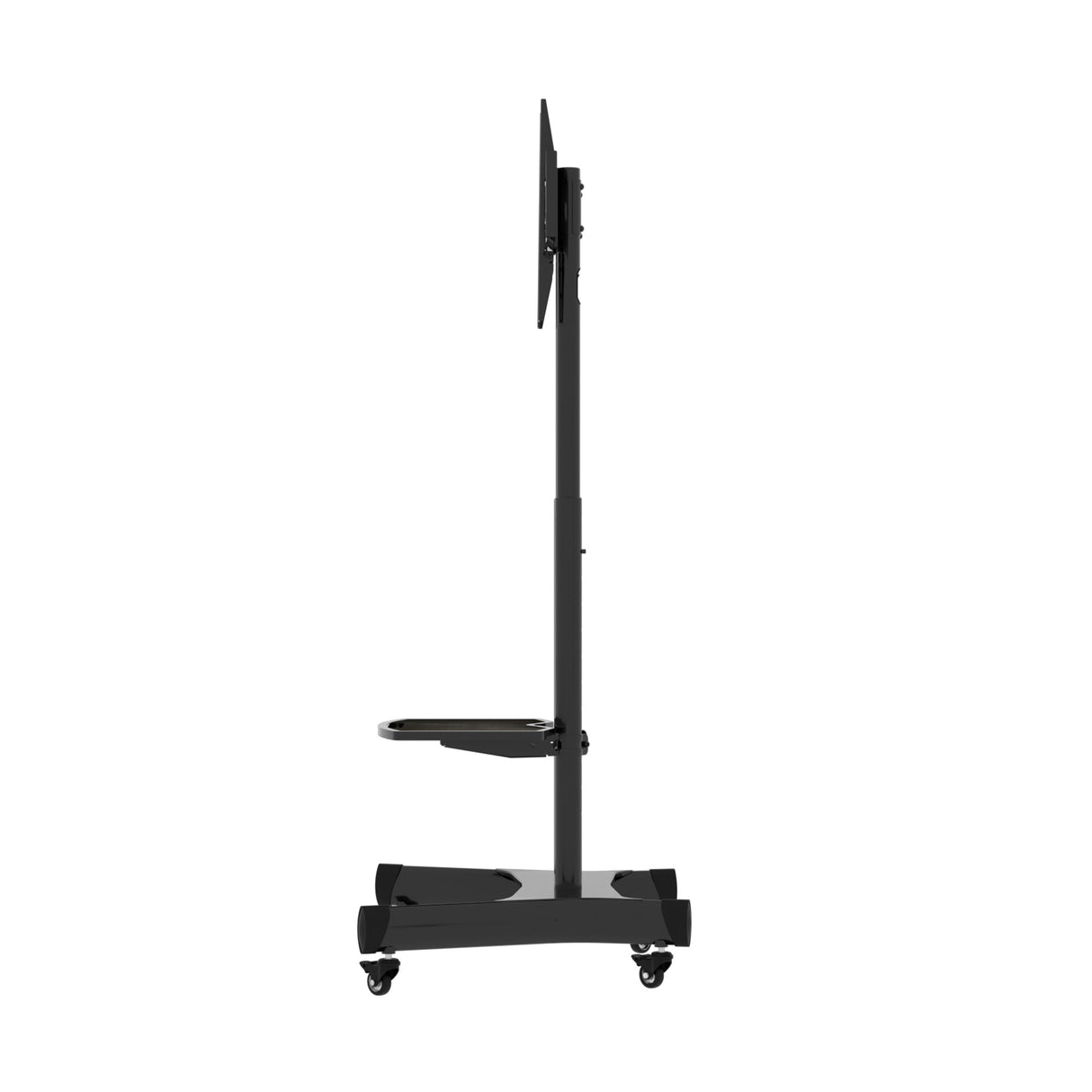 FANCO Universal Rotating TV Stand, suitable for 32-80 inch TVs, adjustable tilt height, maximum VESA 600x400mm (black) - V.I.P Digital Presence