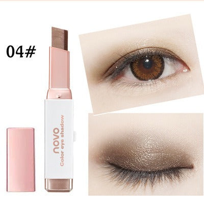 Eyeshadow Stick Stereo Gradient Shimmer Double Color Cream Pen Eye Makeup Cosmetics Tool - V.I.P Digital Presence