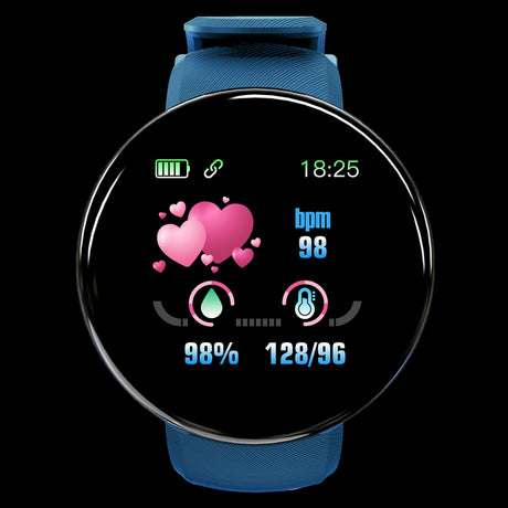 D18 Smart Bracelet Color Round Screen Heart Rate Blood Pressure Sleep Monitoring Pedometer Sports Encyclopedia Star Smart Watch - V.I.P Digital Presence