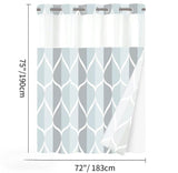 GeoWave Shower Curtain