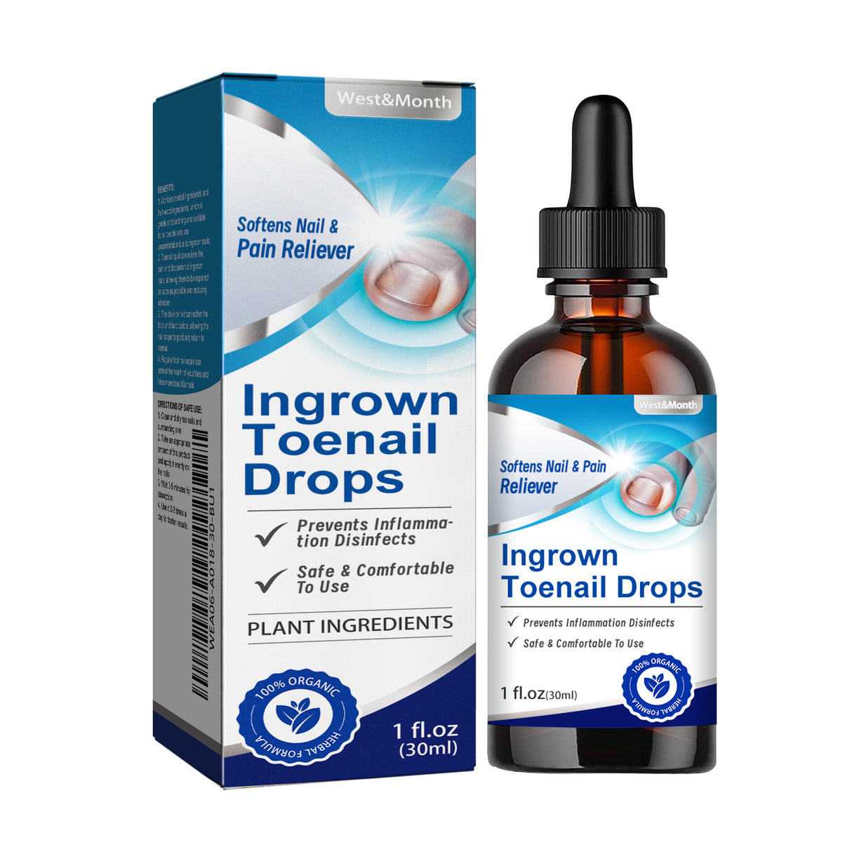 Nail Repair Solution Gentle Clean, Moisturize, Moisturize And Nourish Nails And Nails