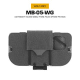 Tactical Phone Pouch, Molle, for Airsoft, Camping, Hunting. Foldable, for Phone & Map. - V.I.P Digital Presence