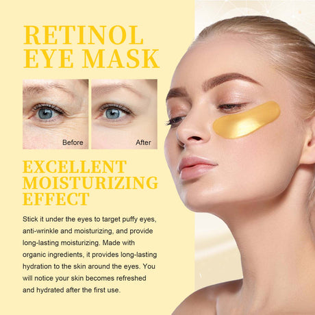 Retinol Eye Mask, Collagen Moisturizing Repair Aloe Vera Moisturizing And Firming Eye Mask - V.I.P Digital Presence