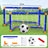 Mini foldable plastic soccer set, detachable posts, high-strength, indoor/outdoor, kids' bday gift - V.I.P Digital Presence
