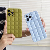 3D Lattice Suitable Apple iPhone Phone Case 14max Angel Eyes 12pro Transparent TPU13/XR Soft Case - V.I.P Digital Presence
