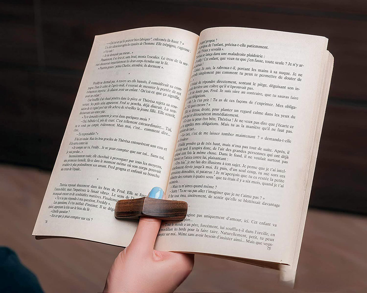 Portable Thumb Book Page Clip Lazy One Hand Reading Bookmark - V.I.P Digital Presence