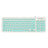 D520 Silent Wired Esports Keyboard USB Ultra Thin 104 Key Business Office Retro Punk Computer Gaming Keyboard - V.I.P Digital Presence