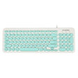D520 Silent Wired Esports Keyboard USB Ultra Thin 104 Key Business Office Retro Punk Computer Gaming Keyboard - V.I.P Digital Presence