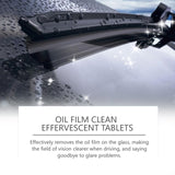 Glass Oil Film Cleaning Tablet, Front Inner Windshield Oil Film Removing Stain Brightening Cleaning Tablet - V.I.P Digital Presence