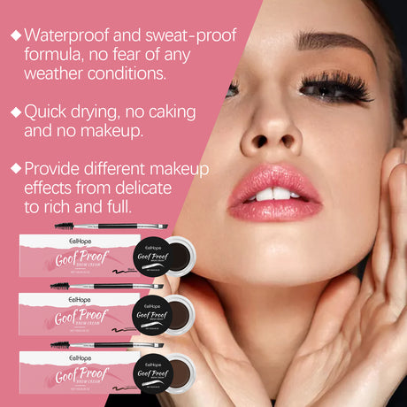 Eyebrow Cream Series Of Anti-Smudging Multi-Color Eyebrow Color Moisturizing Nourish Long-Lasting Dry Waterproof Eyebrow Cream - V.I.P Digital Presence