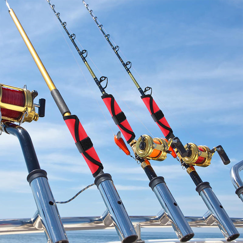 6 - piece set of 5.9 - inch lure wraps. Doubles as covers, gloves, hook protectors. Keeps anglers safe while fishing. - V.I.P Digital Presence