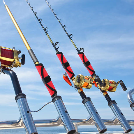 6 - piece set of 5.9 - inch lure wraps. Doubles as covers, gloves, hook protectors. Keeps anglers safe while fishing. - V.I.P Digital Presence