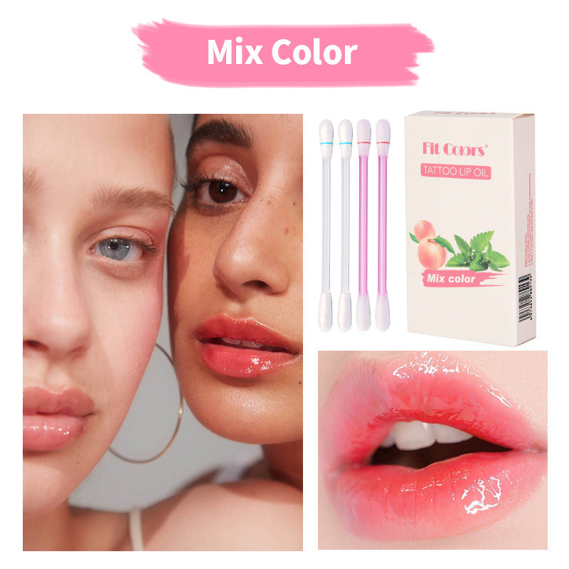 Fit Colors Cotton Swab Oil Lip Gloss Disposable Non-stick Cup Liquid Lipstick - V.I.P Digital Presence