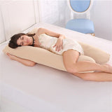 Almohada de embarazo, ropa de cama, almohada de cuerpo entero para embarazadas, cómoda almohada en forma de U, almohadas largas de apoyo para dormir de lado