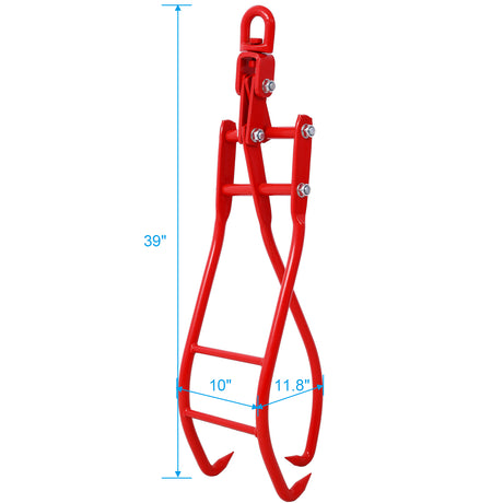 36in 3 Claw Log Grapple for Logging Tongs Eagle Claws Design Log Lifting Tongs Log Grabs Timber Lifting Tongs for Truck, ATV, - V.I.P Digital Presence