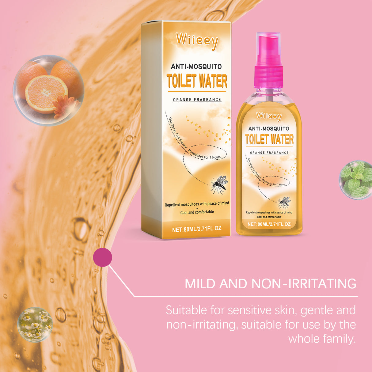 Anti-Itch And Mosquito Repellent For Pregnant Babies (Orange Flavor)