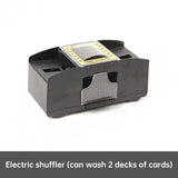 3 - sec Silent ABS Card Shuffler for Games , silent, made of ABS. For poker, board and family games. - V.I.P Digital Presence