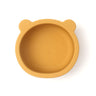Vajilla infantil, cuenco para bebés, cuenco de silicona con ventosa para niños, cuenco para suplemento alimenticio con forma de oso 