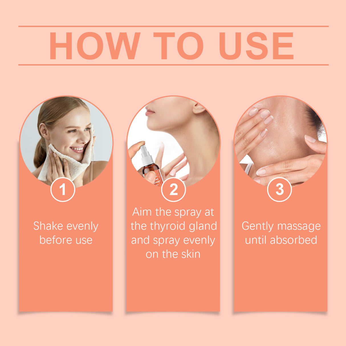 Body Care Supplement Spray Neck Neck Care Skin Topical Massage Moisturizing Spray - V.I.P Digital Presence