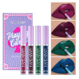 HANDAIYAN Playing Card Lipstick Set Of 4 Matte Matte Non-Stick Cup Lipstick Lipstick - V.I.P Digital Presence