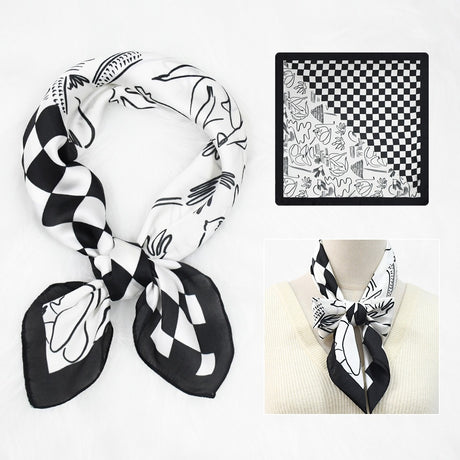 Silk Scarf Women's Sunscreen Beach Imitation Silk Versatile Silk Scarf Neckband - V.I.P Digital Presence