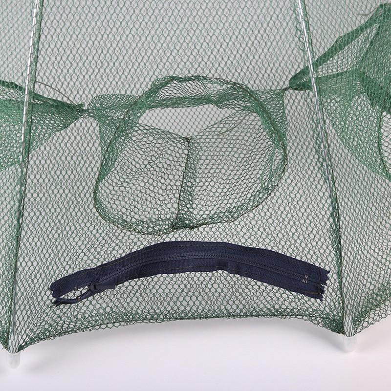 6 Hole Fishing Net Folded Portable Hexagon Network Casting Nets