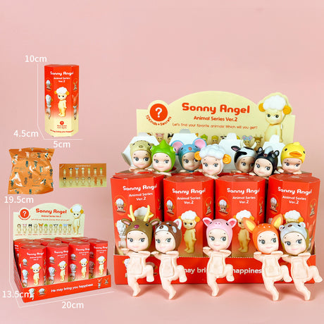 Party Angel Cheek Blind Box Car Ornament Mobile phone Decoration Handmade Anime Doll Finished End Box - V.I.P Digital Presence