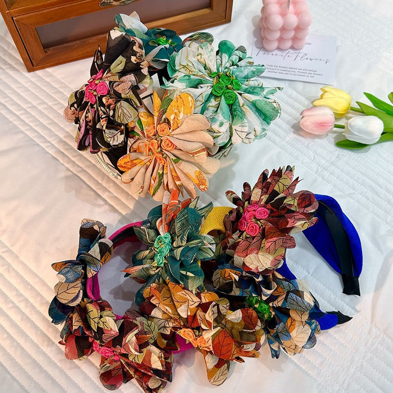 Fashionable handmade fabric flower headbands - V.I.P Digital Presence
