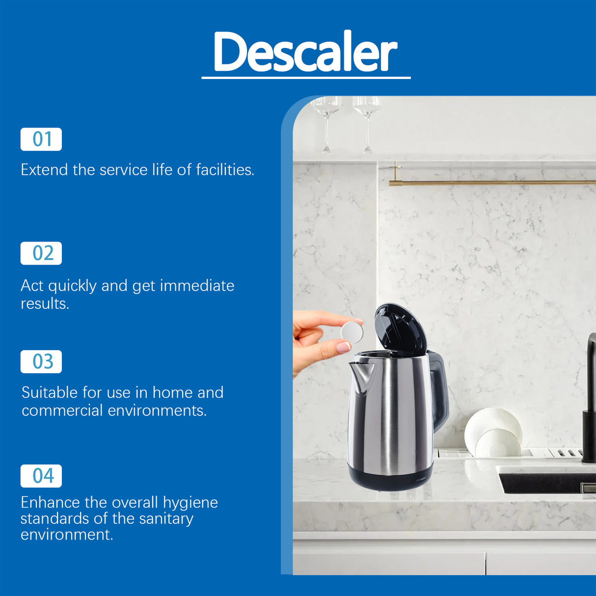 Descaling Cleaning Tablets Effectively Clean Stains Suitable For Continuous Use Of Home Environment Cleaning Tablets - V.I.P Digital Presence