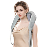High battery life cervical spine massager neck trapezius muscle shoulder waist leg kneading hot compress massage shawl - V.I.P Digital Presence
