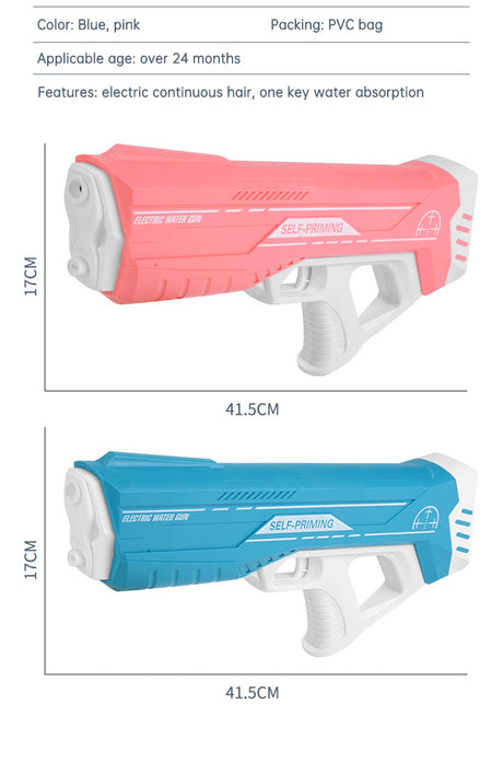 Electric Induction Water Gun Summer Outdoor Toys Automatic Pumping Gun Beach Swimming Pool Water Fight Children's Toy Gifts - V.I.P Digital Presence